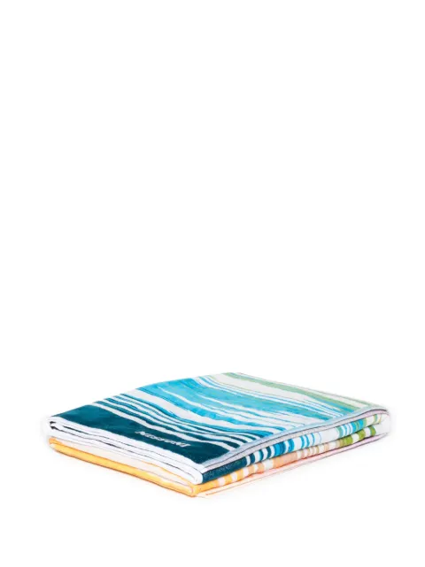 Missoni Home striped towel Neutrals 1E3SP99117