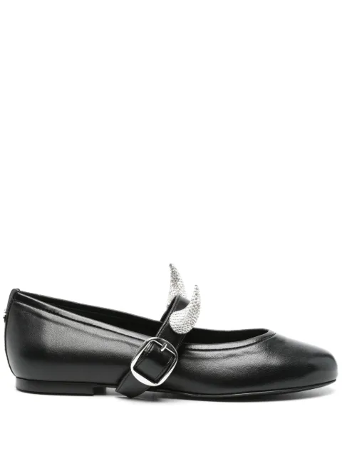 Coperni x Disney Horn ballet flats Black DSH74F6016