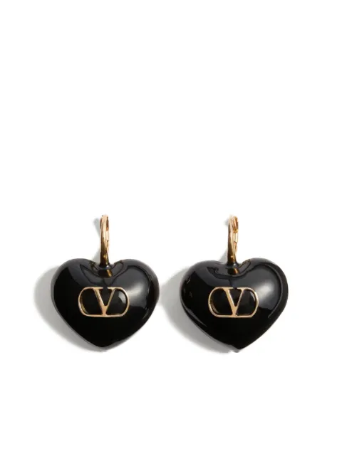 Valentino Garavani VLogo heart-shape earrings Gold WJ0AE4MJP
