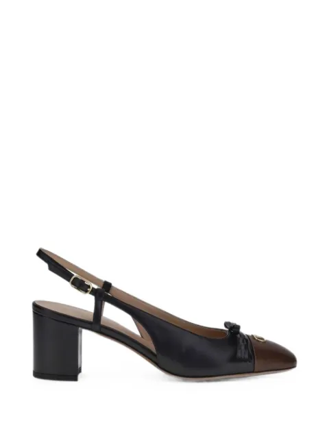 Valentino Garavani Valet Du Roi kidskin slingback pumps 60mm Black WS0MH9DDT