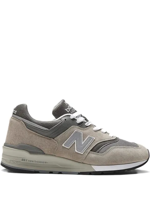 New Balance Made in USA 997 mesh-panelled suede sneakers Grey U997GYD