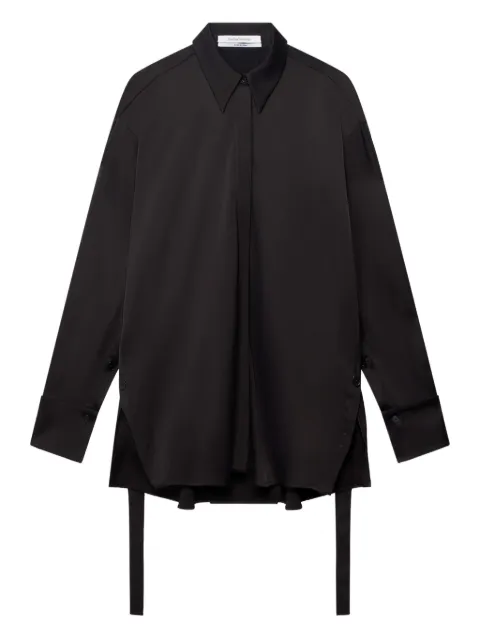 Another Tomorrow button-detail shirt Black A424BL094VI