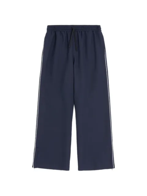 Valentino Garavani Nylon trousers with Vlogo patch Blue VMD05JAYY