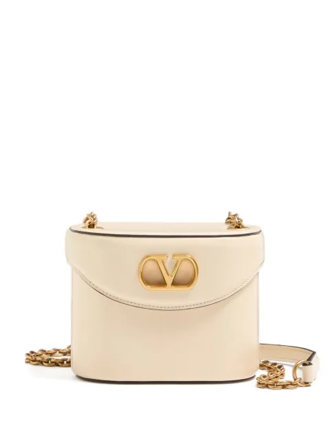 Valentino Garavani Vain vanity bag in shiny calfskin Neutrals WB0R95GCB