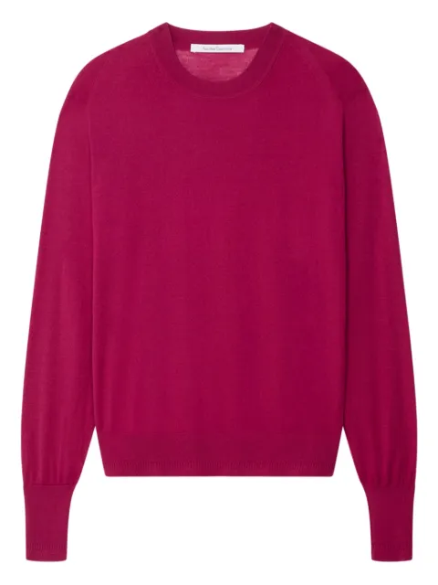 Another Tomorrow knitted jumper Pink A324KT129WV