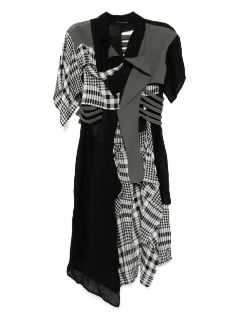 Yohji Yamamoto layered coat Black FPC03816