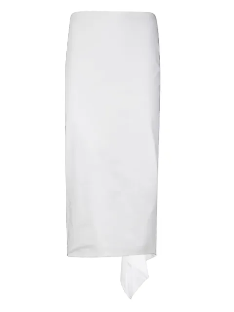 THELATEST asymmetric midi skirt White TLW09001T0194ABTP