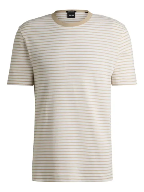 BOSS striped T-shirt White 50537498
