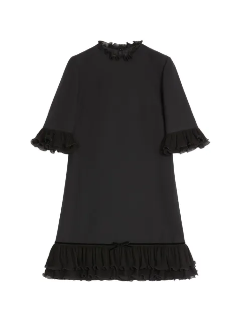 Valentino Garavani Crepe Couture short dress Black BVADR71CF