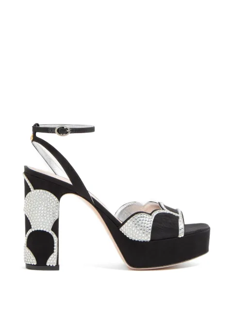 Valentino Garavani Bowow platform sandals Black WS0LY1CQG