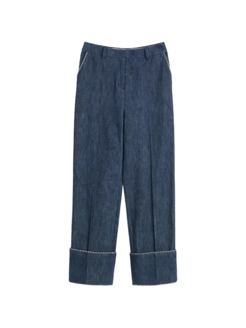 Valentino Garavani denim Chambray pants Blue BDD6F19AG