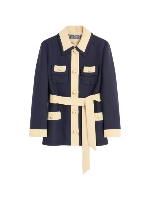 Valentino Garavani Caban jacket Blue BCJ7S098T
