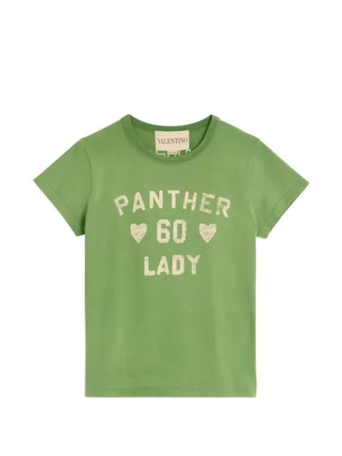 Valentino Garavani printed cotton T-shirt Green BMG24Y9GL