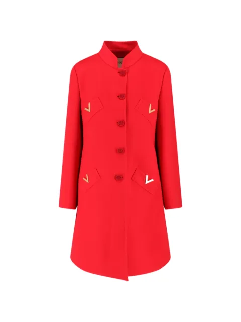 Valentino Garavani compact drap coat Red BCA7T06JA