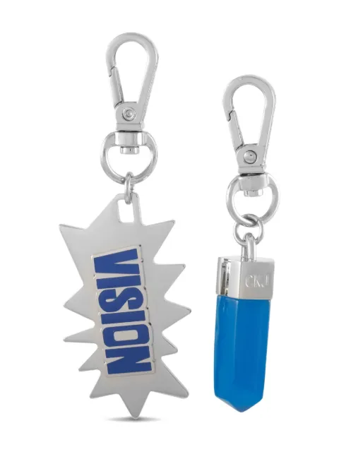 Calvin Klein Vintage Downtown stainless steel sesin charms Silver KJJCLA090100
