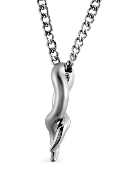 Swatch Vintage statement-pendant necklace Silver JPM045U