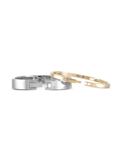Calvin Klein Vintage two-tone design bracelet Silver KJ06JD20010S
