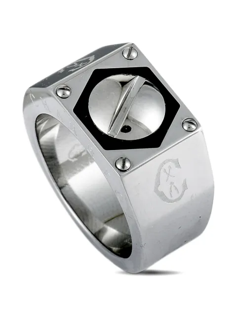 Charriol logo-engraved ring Silver 0201RT03