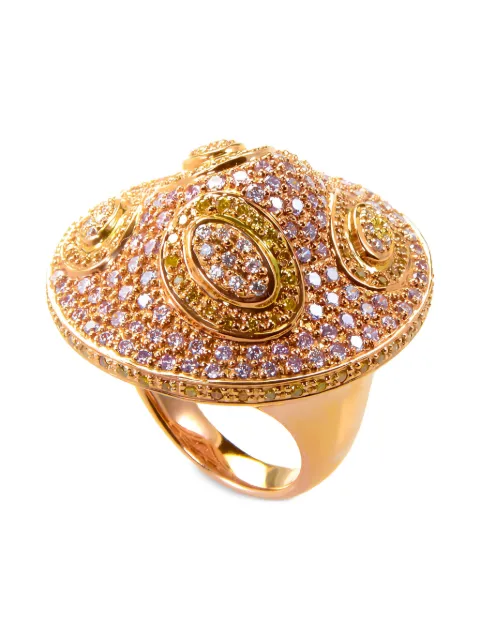 LB Exclusive 18K rose gold diamonds ring Pink CRR8978