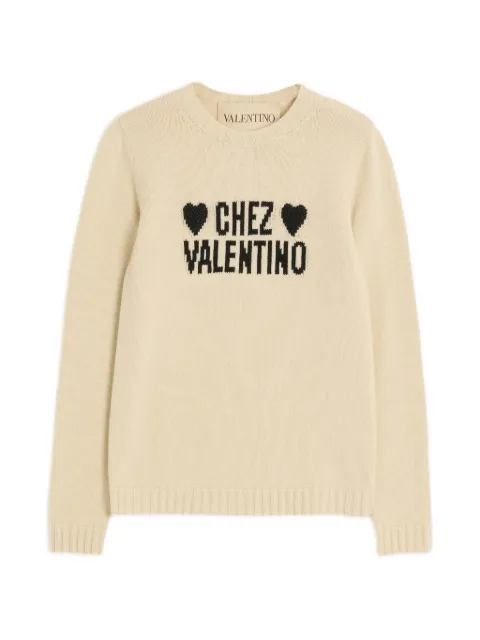 Valentino Garavani Chez Valentino sweater Neutrals BKC66S9JL
