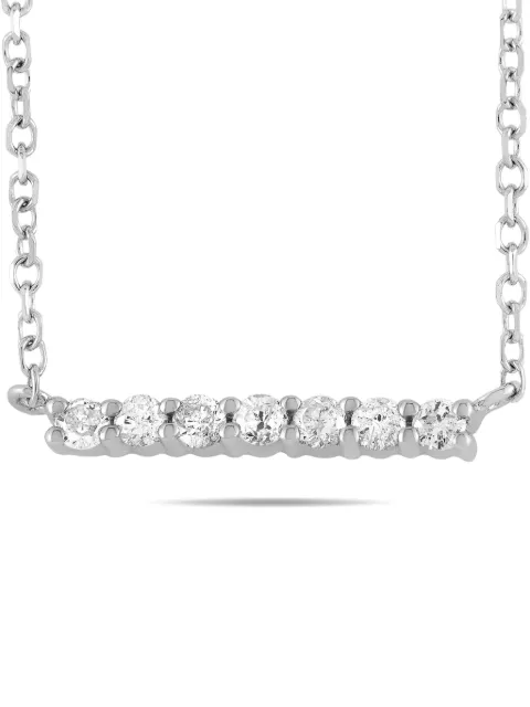 LB Exclusive 14K white gold diamond necklace White ANK15804