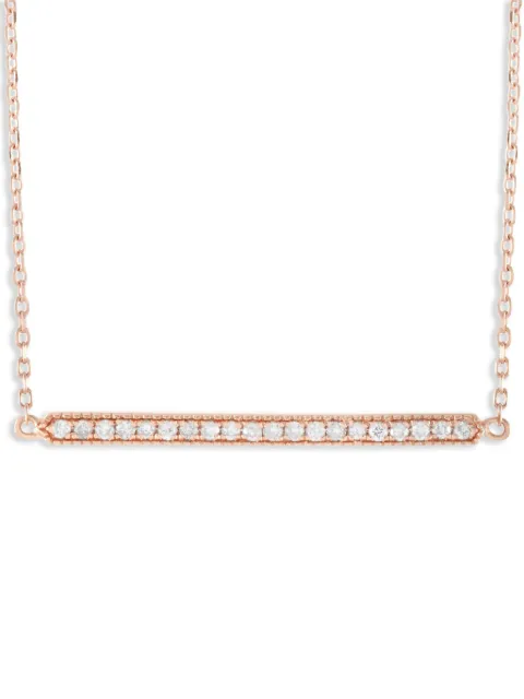 LB Exclusive 14K rose gold diamond necklace Pink ANK15814R