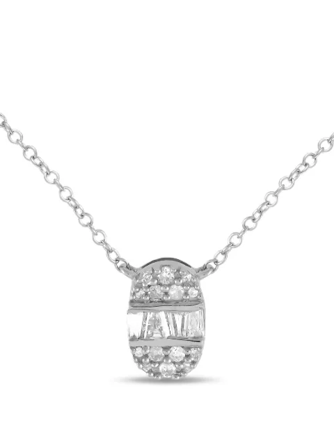 LB Exclusive 14K white gold diamond necklace Silver PN15564W