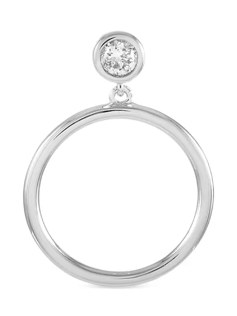 LB Exclusive 14K white gold diamond earrings White AER15715W