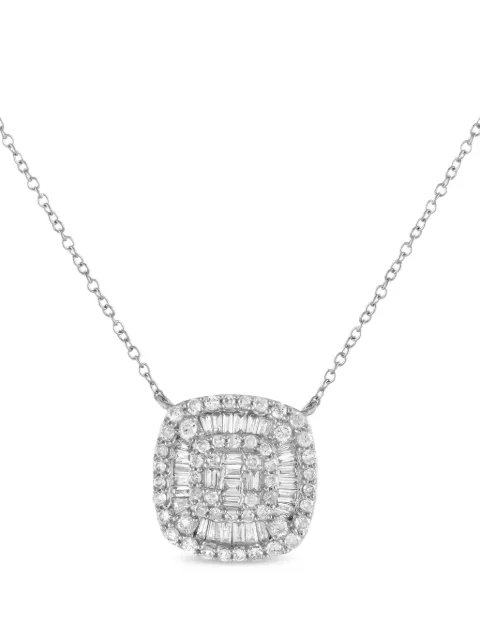 LB Exclusive 14kt white gold diamond pendant necklace Silver PN14750