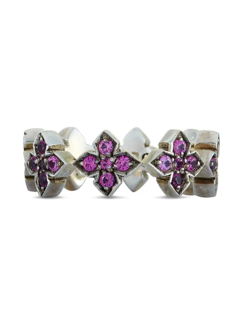 King Baby crystal-embellished ring Silver Q205632P