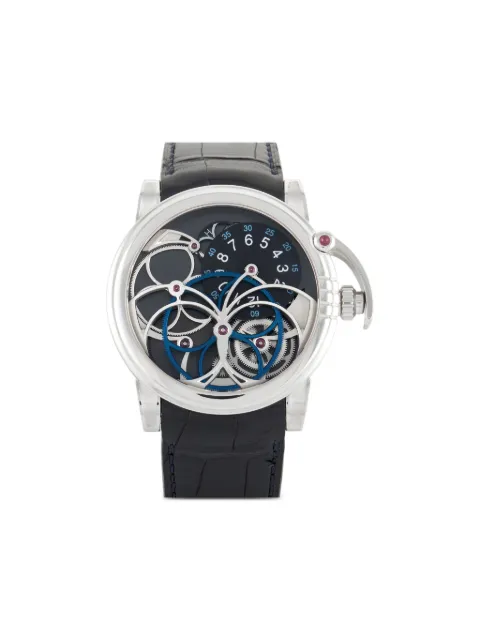 Harry Winston pre-owned Opus VII 45mm Black 500MMAS45WL