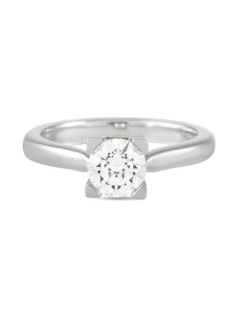 Harry Winston platinum engagement diamond ring Silver HW01U0096032222