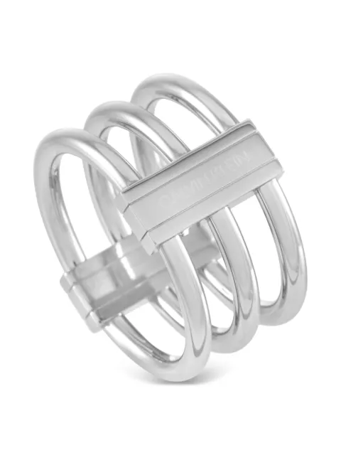 Calvin Klein pre-owned stainless steel ring Silver KJBDMR00010