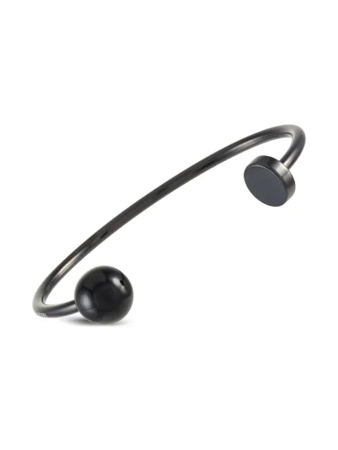 Calvin Klein Vintage open-bangle bracelet Black KJ9RBF14010L
