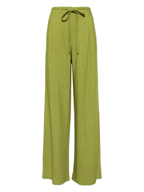 Róhe drawstring pants Green 41530008