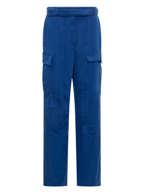 Ferragamo lyocell straight-leg trousers Blue 13G795