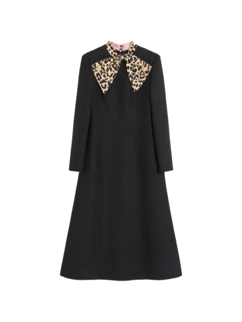 Valentino Garavani scarf-detail midi dress Black BVADV51CF