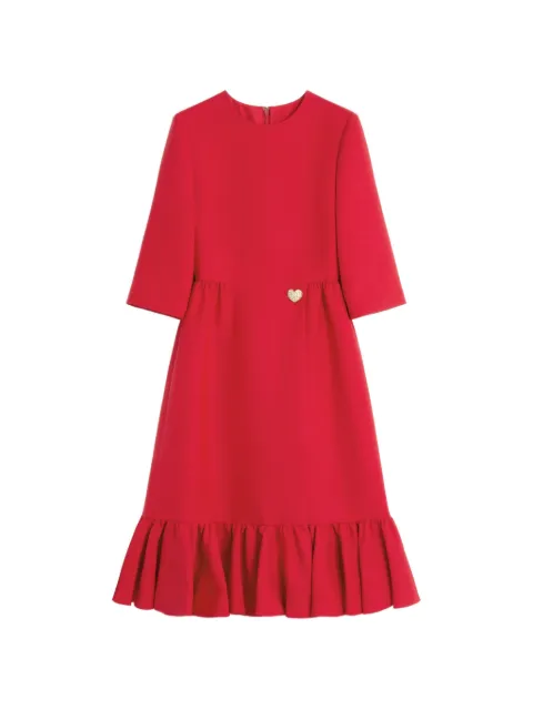 Valentino Garavani midi crepe dress Red BVADV01CF