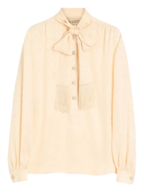 Valentino Garavani silk blouse Neutrals BAEAT793L