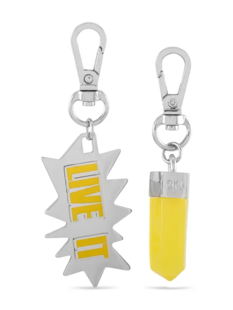 Calvin Klein Downtown stainless steel charm Yellow KJJCJA090100
