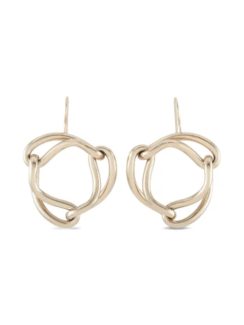 Calvin Klein Vintage knot-detailing earrings Gold KJ9QJE100100