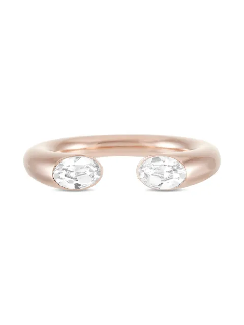 Calvin Klein Vintage crystal-embellished ring Pink KJ8YPR14020