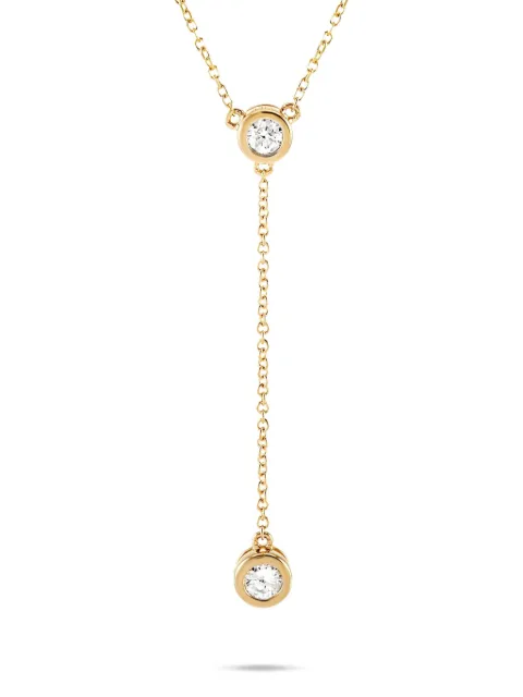 LB Exclusive 14K yellow gold diamond necklace Gold ANK15788