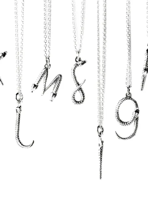 Theo Fennell pre-owned letter-pendant necklace Silver 60173