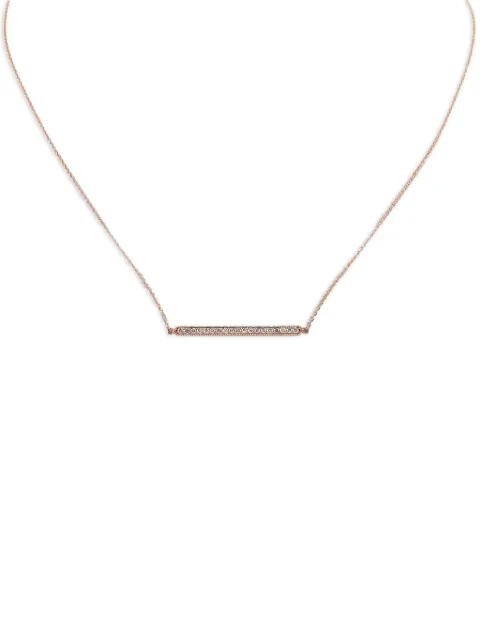 LB Exclusive 14K rose gold diamond necklace Pink ANK15815R