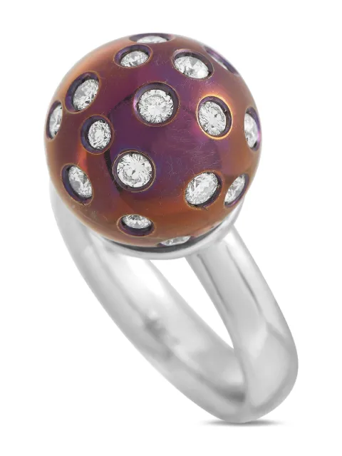 Salavetti 18K white gold Ball diamond ring Silver SALAG04080612