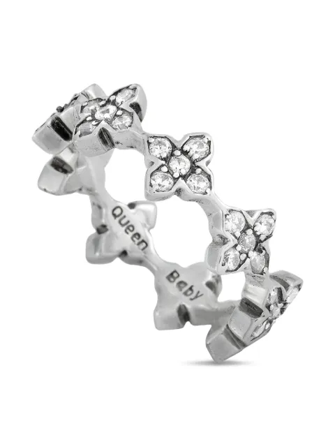 King Baby MB Cross ring Silver Q205632W