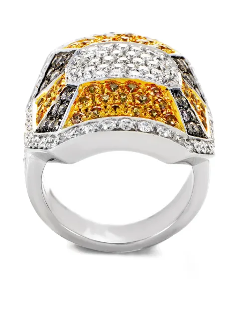 Oro Trend 18k white gold diamond ring Silver ORTR06121815