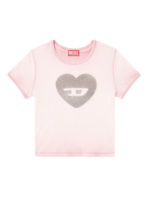 Diesel T-Ele T-Shirt Pink A128360SQAD