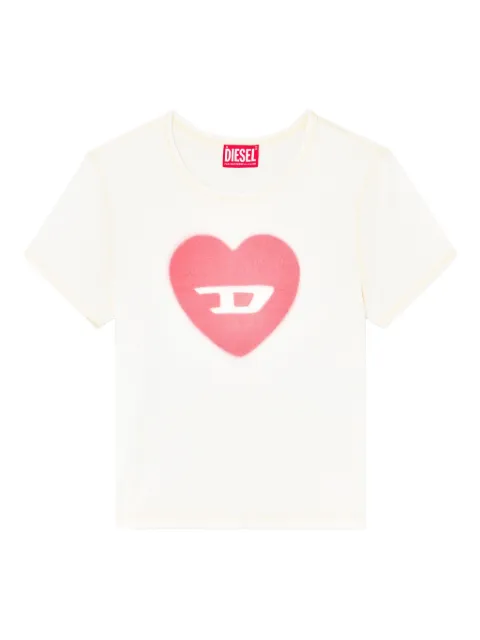 Diesel T-Ele T-Shirt White A128360SQAD